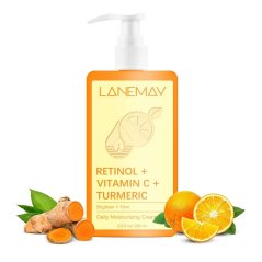 Lanemay Retinol + Vitamin C Turmeric Daily Moisturizing Cream - 200ML