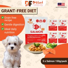 DF Dog Food Grain-Free Diet - Salmon (5 x 150g)