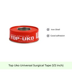 Top Uko 10's 1/2 Inch Medical Adhesive Tape for Dressing Fixation