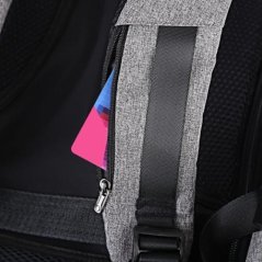 Hometech2u GUAPABIEN MULTIFUNCTION TRAVEL USB PORT BACKPACK FOR MEN (GRAY)