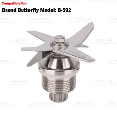 Hometech2u Butterfly B-591 B-592 Stainless Steel Blender Blade Part