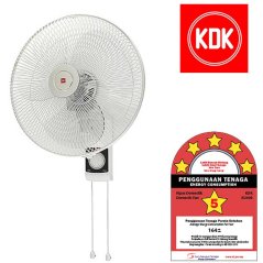 Hometech2u KDK WALL FAN 16" KU-408 (White)