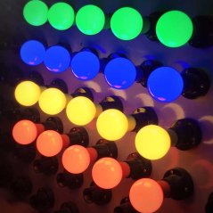 سن ستار مصباح إضاءة LED ملون A60 بقوة 7 واط