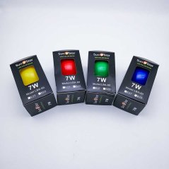 سن ستار مصباح إضاءة LED ملون A60 بقوة 7 واط