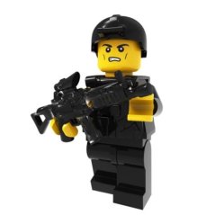 Hometech2u KIDS ADULT EDUCATIONAL TOY BUILDING BRICKS SWAT PATROL ARMORED CAR BLOCKS ASSEMBLED GIFT (COLORMIX)