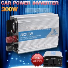Hometech2u Lon Sam Car Power Inverter 300 Watt DC 12V to AC 220V +USB 5V