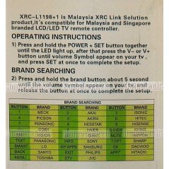 Hometech2u LCD LED TV Remote Control For Meck Akai Isonic Ricson Akira Hitec Coby, eRomman Marketplace