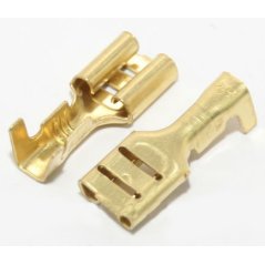 Ipohonline Hong Xuan Automotive HX1972/100 Terminal Clip Gold Brass Car Speaker Electric Wire Connectors Set - 20 Pcs