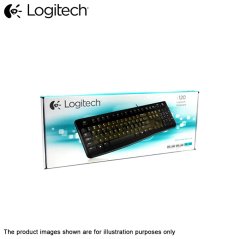 لوجيتيك لوحة مفاتيح سلكية K120 بمنفذ USB
