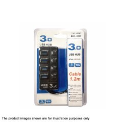 Ipohonline 4 PORT 3.0 USB HUB (Black), eRomman Marketplace