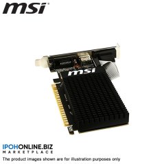 Ipohonline msi GEFORCE GT 710 2GB DDR3 64-bit Low Profile Graphic Card + Free LP Bracket Bundled, eRomman Marketplace