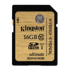Ipohonline Kingston 16GB SDHC Class 10 UHS-I Flash Card, eRomman Marketplace