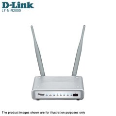 Ipohonline D-Link High Power Wireless N300 Router Unifi Ready L7-N-R2000 Free 2 x 9dBi Antenna, eRomman Marketplace