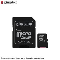 Ipohonline Kingston 64GB Micro SDHC Class 10 UHS-1 Flash Memory Card SDC10G2/64GBFR, eRomman Marketplace