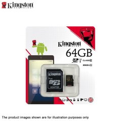 Ipohonline Kingston 64GB Micro SDHC Class 10 UHS-1 Flash Memory Card SDC10G2/64GBFR, eRomman Marketplace