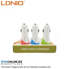 Ipohonline LDNIO C332 Simple Powerful In-Car Charger 3.4A 2 USB Output