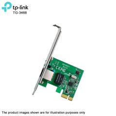 Ipohonline TP-LINK TG-3468 1000Mbps Gigabit PCI Express Network Adapter - Standard & Low Profile Brackets Included, eRomman Marketplace