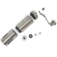 Gdeal Manual Triangle Portable Stainless Steel Coffee Maker Hand Coffee Grinder Adjustable Ceramic Burr