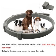 Gdeal Adjustable Waterproof Anti Flea Neck Ring Dog Collar