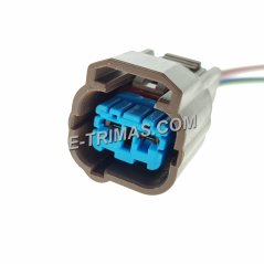 E-trimas 2 Pin Honda SO4 SR4 Transmission Single 7 Double Linear Solenoid Socket Connector