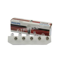 E-trimas 13910 Genuine Philips Standard Truck Clear Globe T3W BA9s 24V 3W (2PCS)