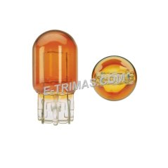 E-trimas W21W T20 Auto Wedge-Base Perodua Myvi Viva Alza Signal Bulbs Amber 1870A (2PCS)