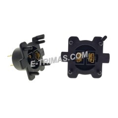 E-trimas Isuzu Dmax H7 Halogen Head Lamp Bulb Holder Socket Connector