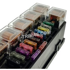 E-trimas Honda Nissan Mazda Mitsubishi Universal Modify Car Blade Fuse Box Relay Block