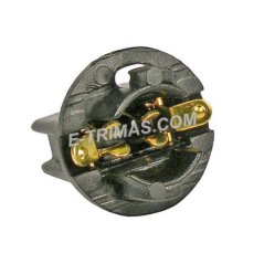 E-trimas 4090 T10 Bulb Holder Instrument Panel Cluster Socket Base 1/2" Mounting