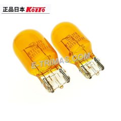 Koito ORIGINAL Japan 1870A T20 21W Toyota Car Signal Bulb - 2PCS (Yellow)