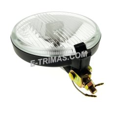 E-trimas 6 Inch Super Sport Halogen Spot Light Fog Lamp Bulb White Yellow 12V FX1160