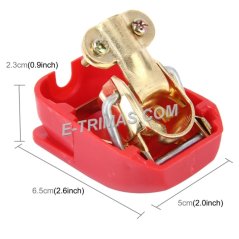 E-trimas Quick Release Removal Car Battery Terminal Clamps Clip Connectors (1SET)