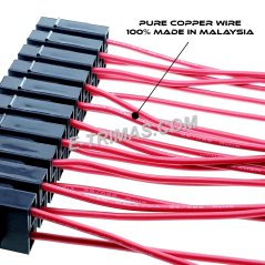 E-trimas HX-3721 ATO ATC Blade Fuse Holder Interlocking Plug In Type (5PCS)