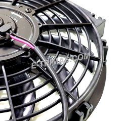 E-trimas Universal High Speed Car Condenser Cooler Fan Air Cond Radiator with Motor