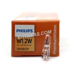 Philips 12516CP Meter Dashboard Mini Panel Bulb W1.2W (2PCS)