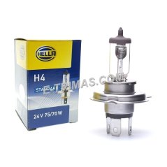 E-trimas 8GJ002525253 Genuine Hella H4 24V 75/70W Lorry Halogen Bulb Original