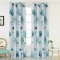 Gdeal GTE Nordic Style Home Living Room Bedroom Tropical Leaves Printed Blackout Window Curtain