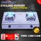 Hometech2u HOMELUX DOUBLE BURNER WHIRLWIND CYCLONE CAP BURNER GAS STOVE COOKER HPS-1605 [Sirim Approved]