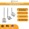 Jomz Stainless Steel Outdoor Broom Dustpan 74CM