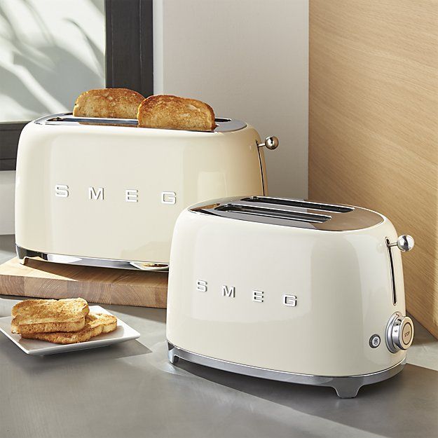 Buy SMEG Electric Toaster TSF01CRUK 950W (Cream) eRomman