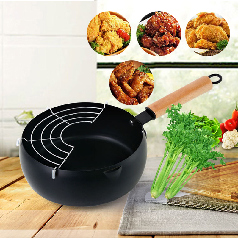 Buy Gdeal GTE 20CM Kitchen Japanese Style Tempura Frying Pot Deep Fryer