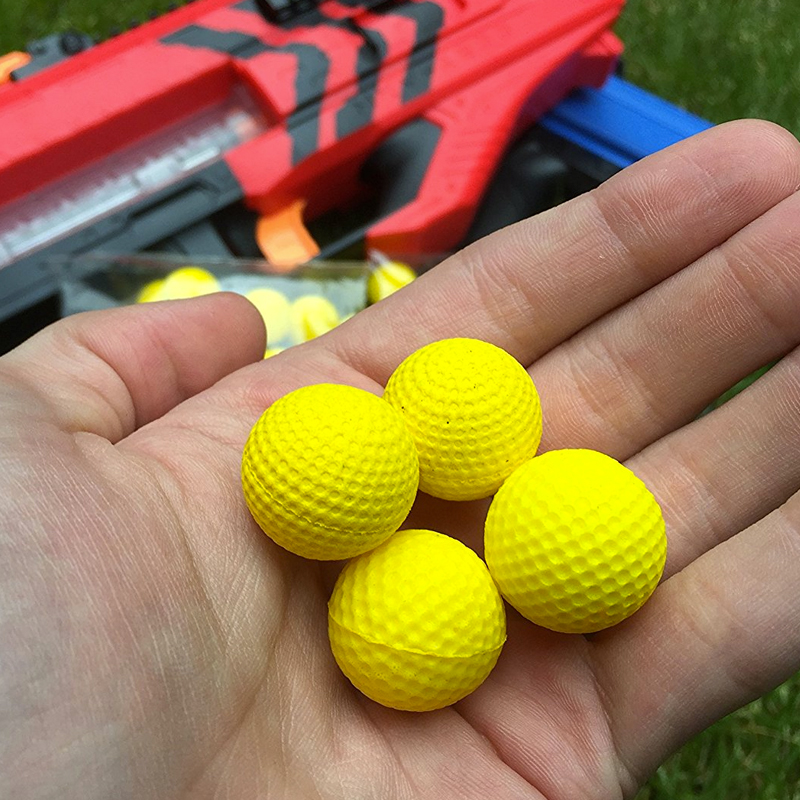 yellow ball nerf gun