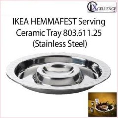 Jomz [IX] HEMMAFEST Serving Ceramic Tray 803.611.25 (Stainless Steel)