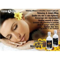زيت دوار الشمس وعطر جينيسرسز للتدليك