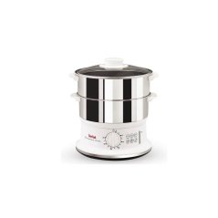 Cookraze Tefal Convenient 6 Litre 980W Stainless Steel Electric Food Steamer VC1451 Steam Kitchen Appliances
