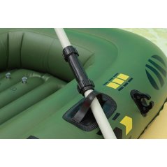 Gdeal Portable Inflatable Boat Double Thicken Water Sport Boat 2 Person PVC Boat Rowing Boat Fishing Ship