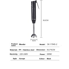 Gdeal GTE Home Appliance Household Multifunctional Electric Small Stirring Rod Hand Blender