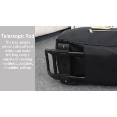Gdeal SKY TRAVELLER SKY301 Trolley Travel Bag Casual Hand Luggage Rolling Suitcase Wheels Carry On Luggage (60cm x 22cm x 35cm)
