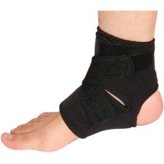 Gdeal Adjustable Ankle Protector Breathable Splint Strap Injury Brace Pad Pain Relief Recovery Compression Wrap Cushion Arch Support Elastic Guard For Sports