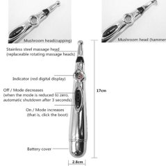 Gdeal Electronic Acupuncture Pen Electronic Meridian Energy Massager Pain Relief Therapy Heal Massage Pen Healthy Tool (W-912)
